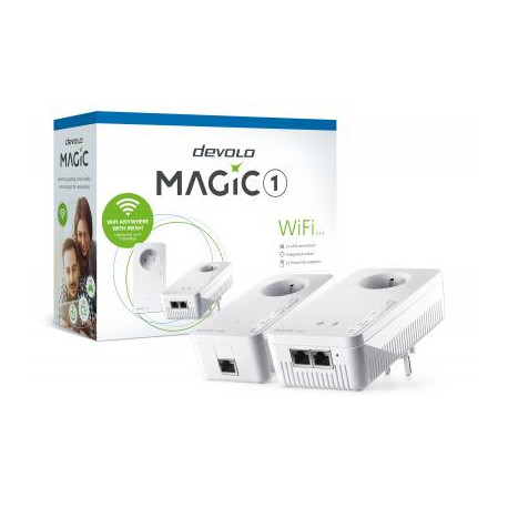 Devolo Magic 1 WiFi - Starter Kit - pont- Branch mural 8363