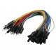 Jumpers male / female with 20cm cable - 50 pieces