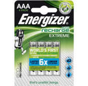 Energizer - 4 Ni-Mh AAA 800 Mah Rechargeable Batteries