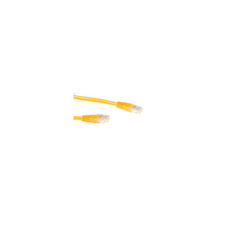 Cable UTP (non blinde) - Categorie 6A - 1M - Jaune