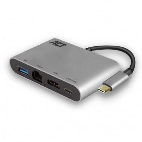 ACT USB-C 4K Multiport Dock with HDMI USB-A 0.15M