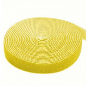 Rouleau de velcro 16mm - 4m - jaune