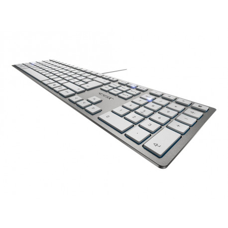 CHERRY Clavier Extra Plat Design Métal Kc6000 Belge