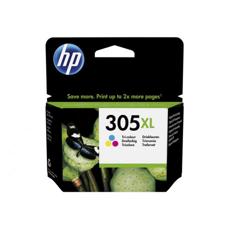 HP 305XL - ink cartridge High Yield - colour