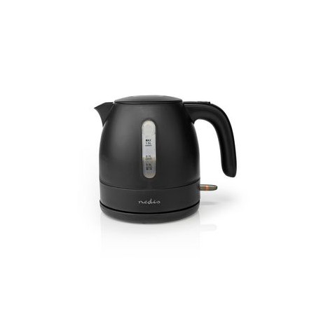 Electric kettle 1L Black Rotatable 360 degrees