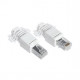 Male RJ45 Plug with Guide For UTP Round Cable Cat.7 2 Pcs