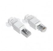 Male RJ45 Plug with Guide For UTP Round Cable Cat.7 2 Pcs