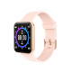 Lenovo E1 Pro Smartwatch met gouden / roze band