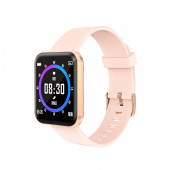 Lenovo - Montre connectée E1 Pro Or/ Bracelet Rose