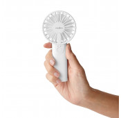 2 Speed Hand Fan - White