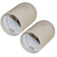 Socket E27 - Connexion rapide - Blanc - 2 Pcs