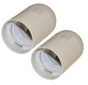 Socket E27 - Connexion rapide - Blanc - 2 Pcs