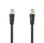 Cable 75 ohm 2m - BNC Male - BNC Male Black