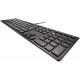 CHERRY Clavier Extra Plat Design Metal Noir KC6000 AzBelge