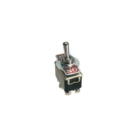 ON/ON Bipolar Toggle Switch 250VAC-10A DPDT-6P To screw