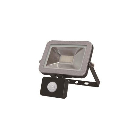 Elix LED Floodlight + PIR Slim Line 20W 3200K IP65 Grey