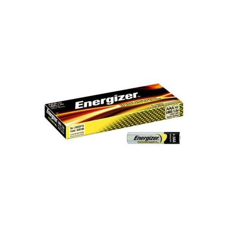 Energizer - Industrial AAA LR03 Alkaline Battery 10 Pieces