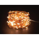 Microlight LED 12 m 120 warm white lamp copper wire 4.5V