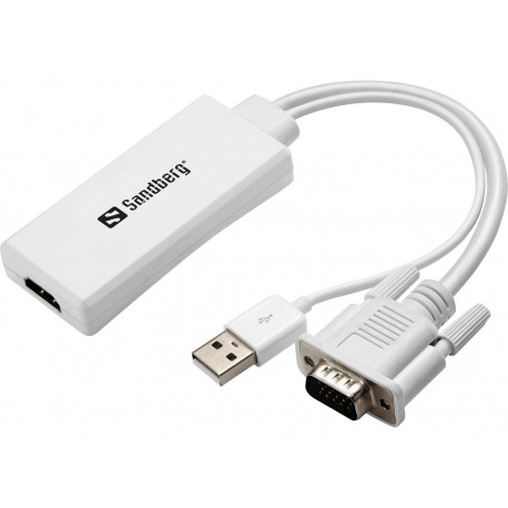 Convertisseur VGA Audio to HDMI Converter