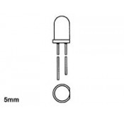 Low-cost Led 5mm geel diffuus