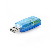 Compacte 3D USB 5.1 geluidskaart Audio-adapter