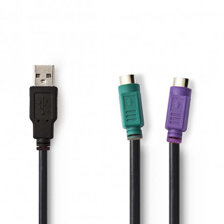 USB naar PS / 2 adapterkabel