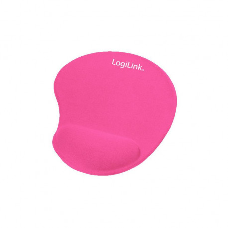 Logilink Tapis de Souris avec Poignet en gel - Rose