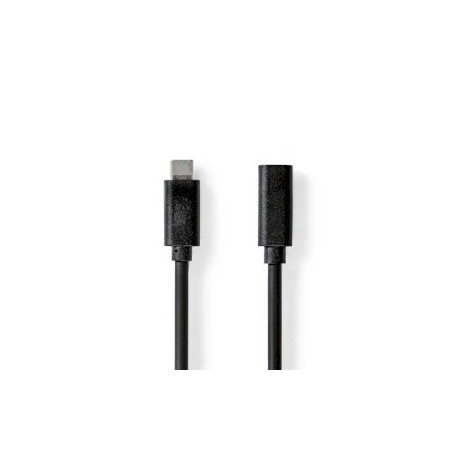 USB-C mannelijke / USB-C vrouwelijke kabel (Gen 1) - 1m