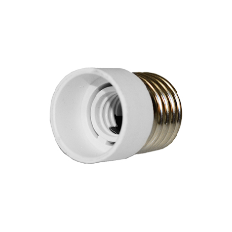 Adaptateur de socket E27 vers E14- blanc