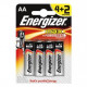 Energizer - Alkaline batteries MAX AA 4+2 Promo