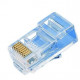 Modulaire plug RJ45 (8/8) verguld