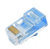 Modulaire plug RJ45 (8/8) verguld